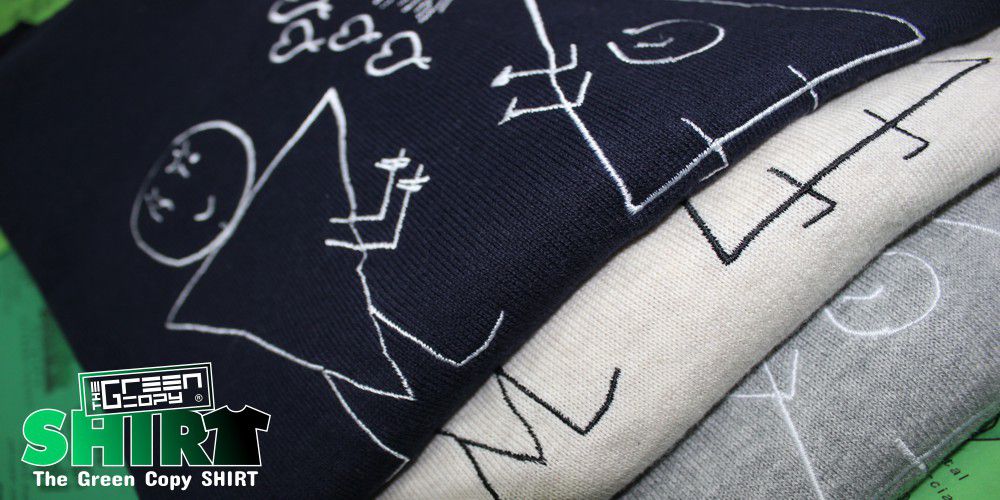 bordado de jerseys y camisas con dibujos infantiles Serigrafía imprimir Villanueva de la Cañada MADRID The Green Copy