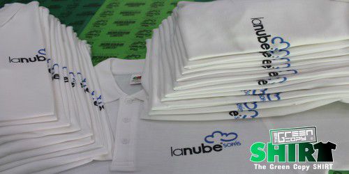 Bordado de Polos Serigrafía para la Tienda de Muebles la Cañada | The Green Copy SHIRT| Villanueva de la Cañada MADRID | 918157760 |