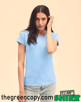 Impresión de Camiseta Personalizada FRUIT of the LOOM VALUEWEIGHT MUJER - Serigrafía de Camisetas DTG DTF en Madrid