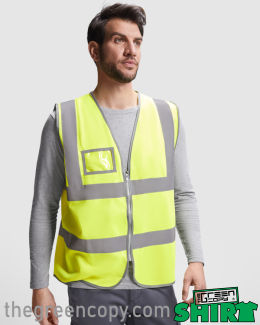 Impresión de Chaleco Laboral Personalizado ROLY POLUX UNISEX - Serigrafía de Chaleco DTG DTF en Madrid