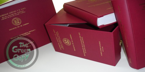 Estampado en Color Dorado de Cajas Finales para Guardar Proyectos | The Green Copy SHIRT| Villanueva de la Cañada MADRID | 918157760 |