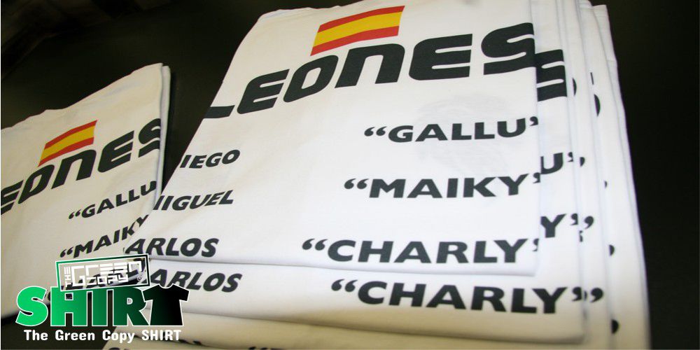Estampado de Camisetas para despedida de soltero los leones en Madrid - Tienda para estampar camisetas para despedida los leones Brunete