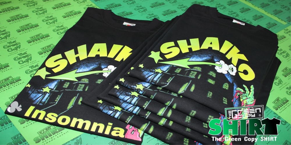 The Green Copy impresión de camisetas para grupo de metal saiko insomnia imprimir Villanueva de la Cañada MADRID