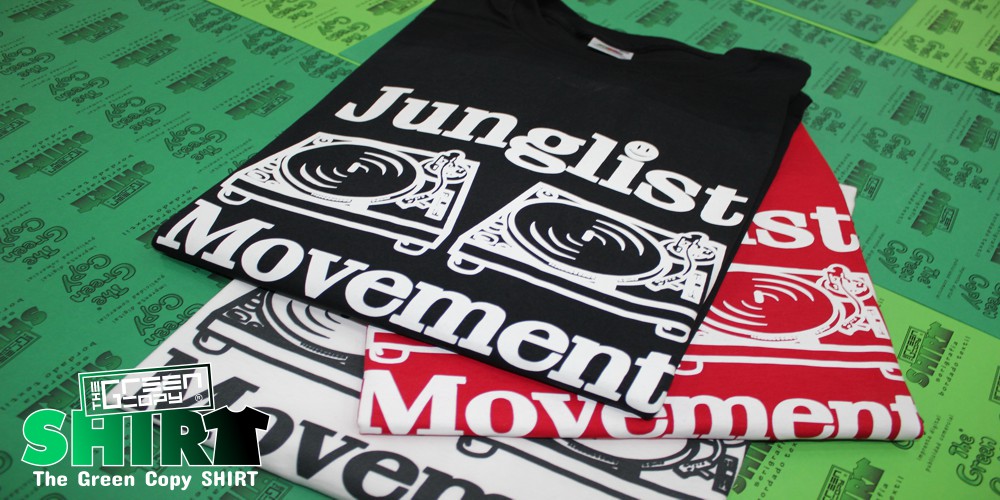 impresión de camisetas para grupos de música bandas musicales Movement DJ serigrafía imprimir Villanueva de la Cañada MADRID