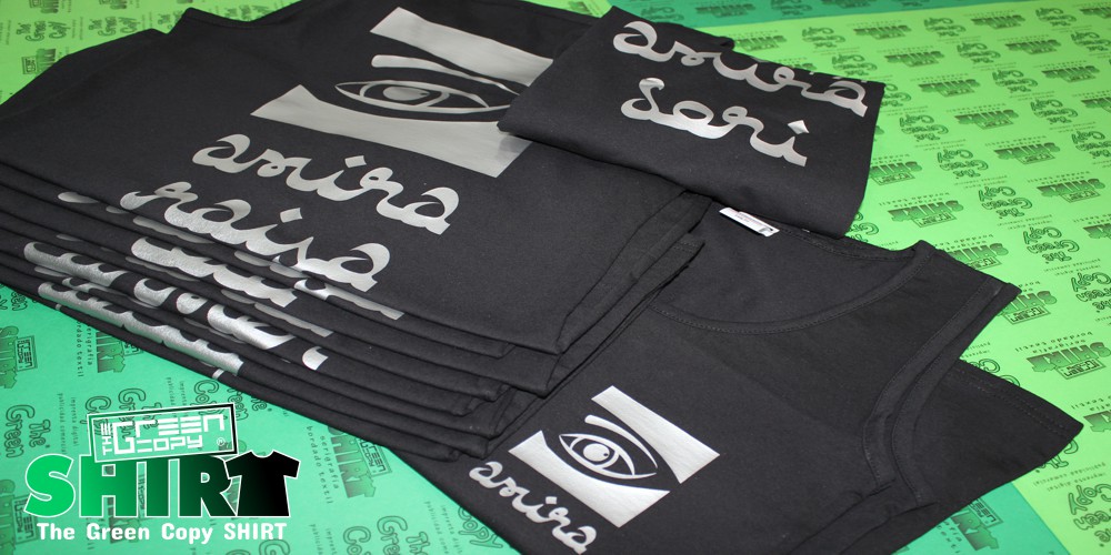 impresión de camisetas para grupos de música bandas musicales Escuela de Danza AMIRA serigrafía imprimir Villanueva de la Cañada MADRID