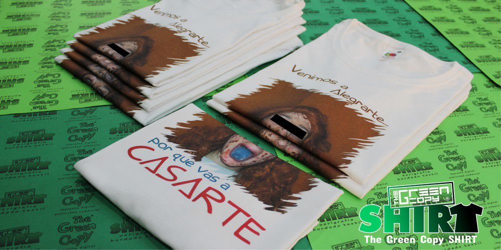 Estampación de camisetas personalizadas para despedida de soltera de vamos a alegrarte en Madrid Villanueva de la Cañada Majadahonda Brunete