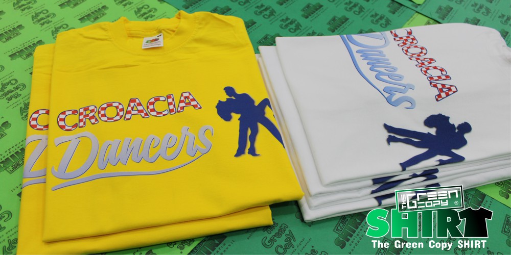 impresión de camisetas para grupos de música bandas musicales croacia dancers serigrafía imprimir Villanueva de la Cañada MADRID