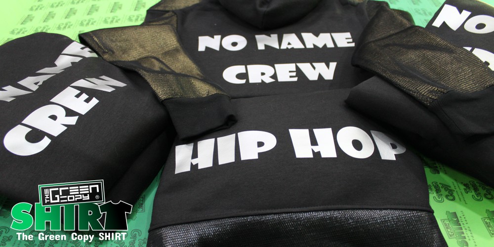 impresión de camisetas para grupos de música bandas musicales academia baile no name crew hip serigrafía imprimir Villanueva de la Cañada MADRID