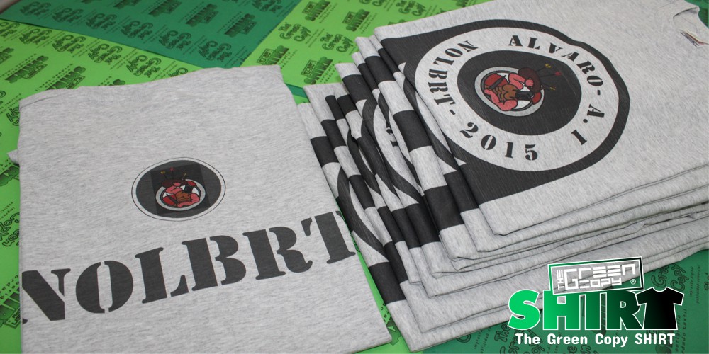 impresión de camisetas The Green Copy SHIRT para fiesta álvaro nolbrt imprimir sudaderas Villanueva MADRID camisetas@thegreencopy.com 