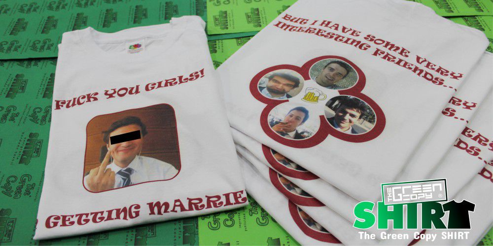 Impresión de camisetas personalizadas para la despedida de soltero fuck you girls imprimir serigrafía sudaderas Villanueva de la Cañada MADRID