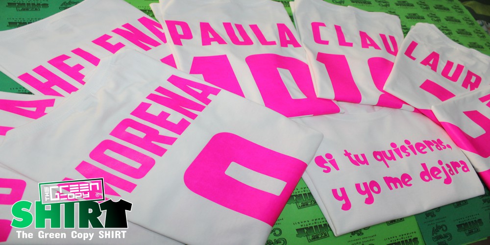 impresión de camisetas The Green Copy SHIRT peña si tu quisieras imprimir sudaderas Villanueva MADRID camisetas@thegreencopy.com 