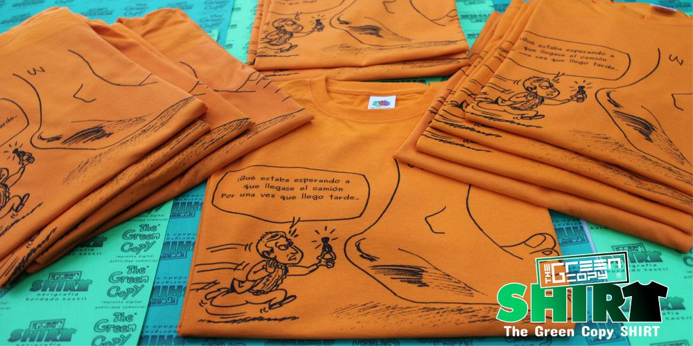 Estampado de Camisetas para despedida de soltero llego tarde en Madrid - Tienda para estampar camisetas para despedida llego tarde Brunete