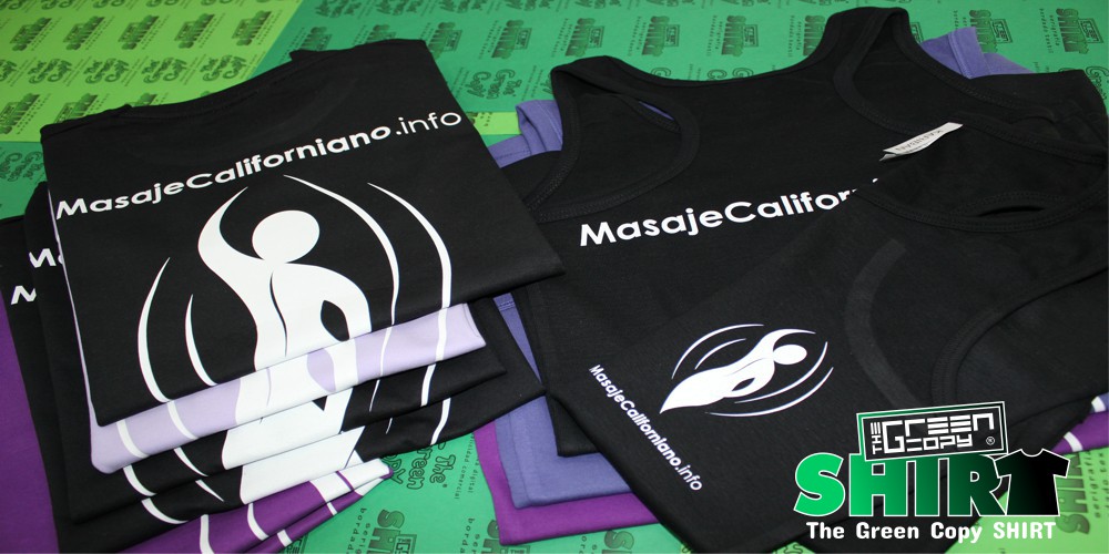 camisetas personalizadas baratas madrid impresion de camisetas para masaje californiano | Villanueva de la Cañada MADRID
