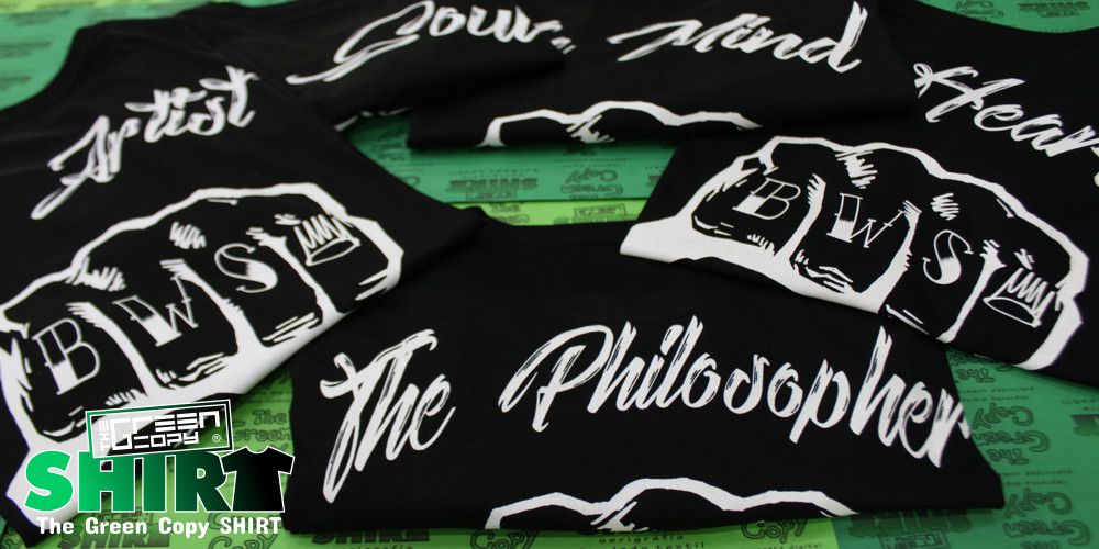 Estampado de Camisetas para despedida de soltero quinteto en Madrid - Tienda para estampar camisetas para despedida quinteto filosófico Brunete