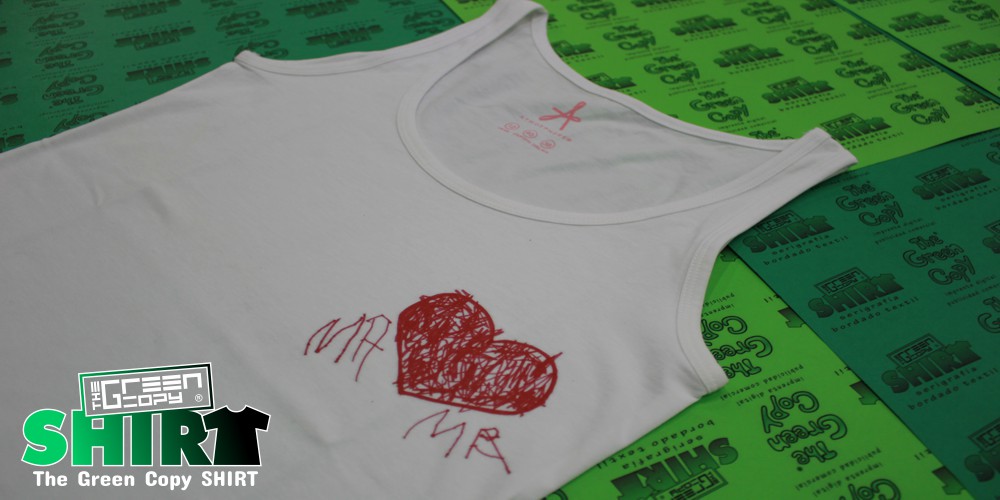 The Green Copy impresión de camisetas feliz dia de la madre imprimir serigrafía digital de camisetas Villanueva de la Cañada MADRID