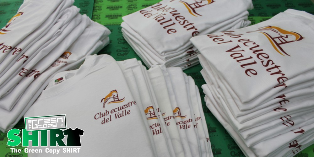 The Green Copy impresión de camisetas para club ecuestre del valle brunete clubes deportivos y ocio imprimir Villanueva de la Cañada MADRID