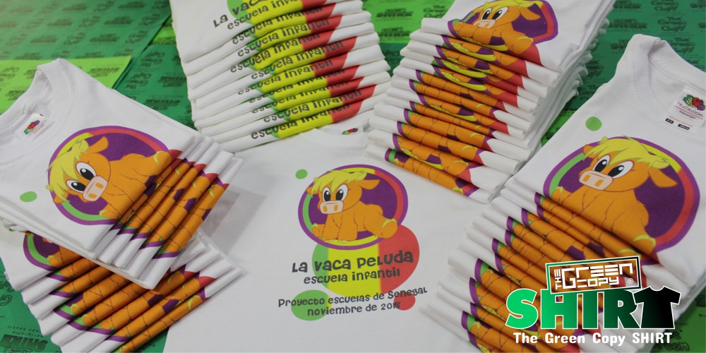 camisetas personalizadas baratas madrid impresion de camisetas para escuela infantil la vaca peluda | Villanueva de la Cañada MADRID