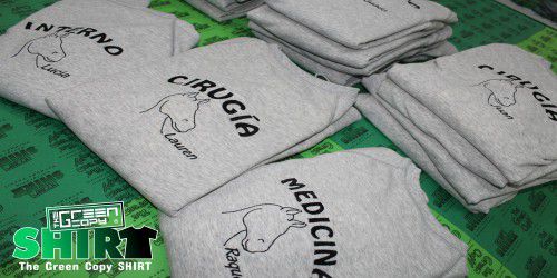 Impresión de Sudaderas Serigrafía para Cirugía Medicina UAX | The Green Copy SHIRT| Villanueva de la Cañada MADRID | 918157760 |