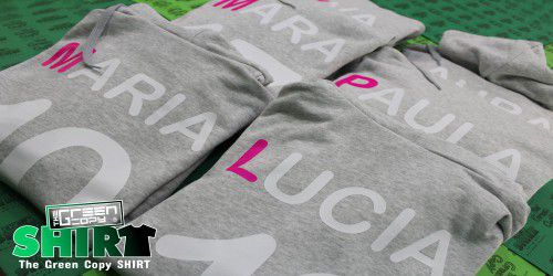 Impresión de Sudaderas Serigrafía para Peñas de Pueblos Amigas | The Green Copy SHIRT| Villanueva de la Cañada MADRID | 918157760 |