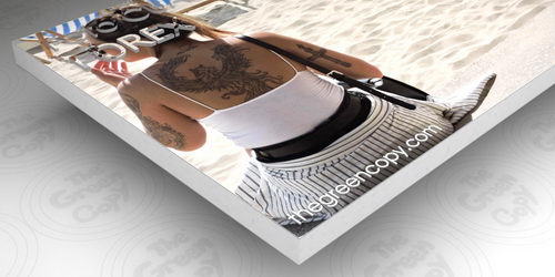 Tienda para imprimir foto en forex rígido chica tatuaje espalda. Impresión de fotos en forex espumado en Madrid Majadahonda Las Rozas Boadilla