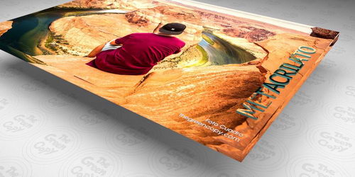 Tienda para imprimir foto en acrílico metacrilato cañón colorado. Impresión de fotos en metacrilato en Madrid Navalagamella Rozas Arroyomolinos