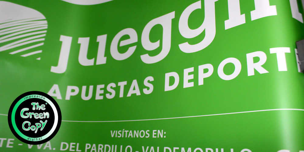 Imprimir Lona en Tienda Photocall para Apuestas Juegging en Madrid | Impresión Lonas Gran Formato en Tienda para Apuestas Juegging Villaviciosa
