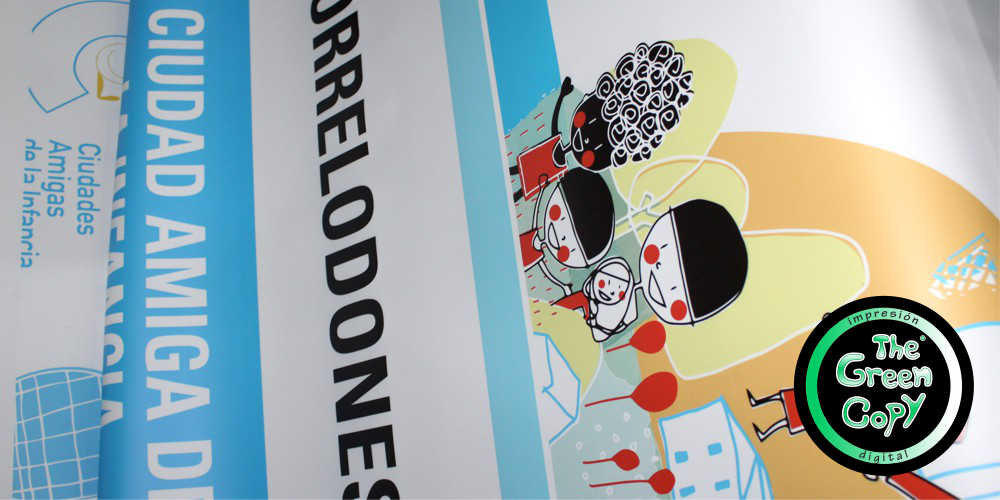 Imprimir Lona en Tienda Photocall para CiudadAmiga en Madrid | Impresión Lonas Gran Formato en Tienda para CiudadAmiga Majadahonda