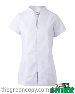 Impresión de Pijama Laboral Personalizado VELILLA 535202 UNISEX - Serigrafía de Camisola DTG DTF en Madrid