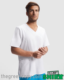 Impresión de Pijama Laboral Personalizado ROLY FEROX UNISEX - Serigrafía de Camisola DTG DTF en Madrid