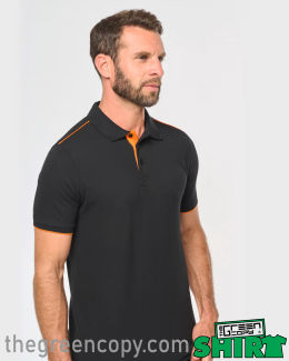 Impresión de Polo Laboral Personalizado WORKWEAR WK270 HOMBRE - Serigrafía de Polo DTG DTF en Madrid