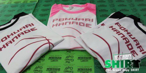 Serigrafía Rotulación Nombres Números Equipo Baloncesto Pokuari Hanade | The Green Copy SHIRT| Villanueva de la Cañada MADRID | 918157760 |