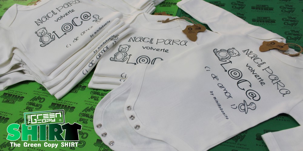 imprimir camisetas para tienda de ropa moda fashion camisetas bodis bodys para niños bebes serigrafía imprimir Villanueva de la Cañada MADRID