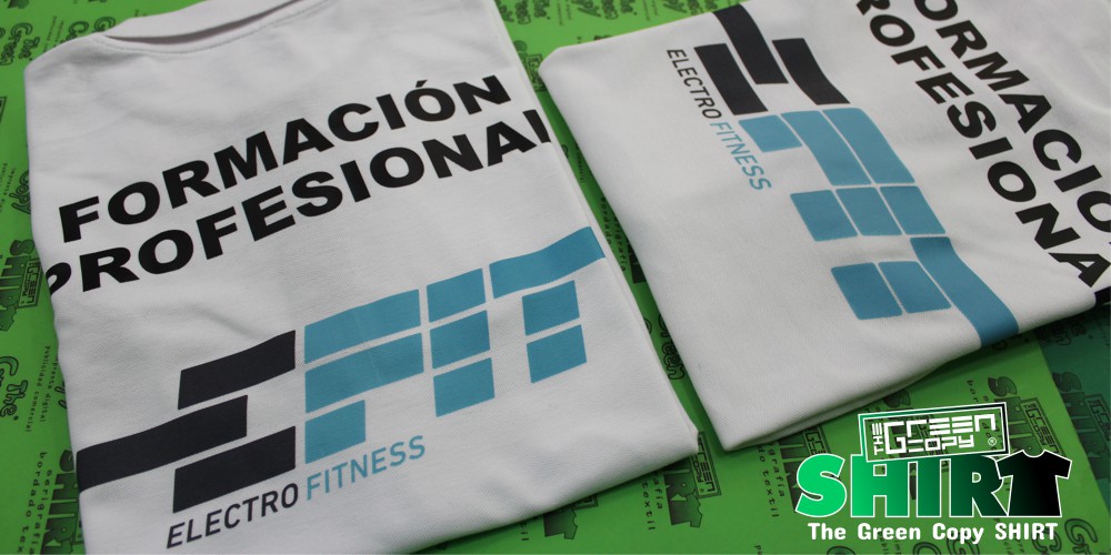 impresión de camisetas para monitores de deporte fitness relax fitness gym belleza gimnasios serigrafía imprimir Villanueva de la Cañada MADRID