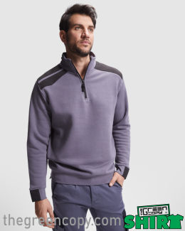 Impresión de Sudadera Laboral Personalizada ROLY MAVERICK UNISEX - Serigrafía de Sudadera DTG DTF en Madrid