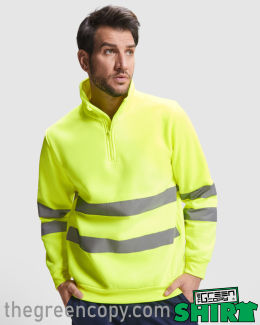 Impresión de Sudadera Laboral Personalizada ROLY SPICA UNISEX - Serigrafía de Sudadera DTG DTF en Madrid