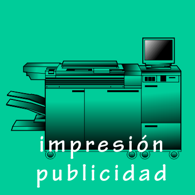 the green copy icono 08 imprenta folletos flyers Villanueva de la Cañada MADRID