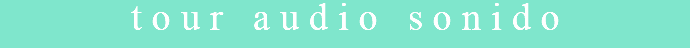 tour audio sonido