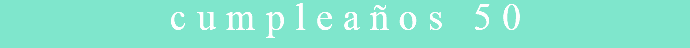 cumpleaños 50