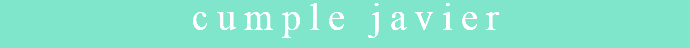 cumple javier
